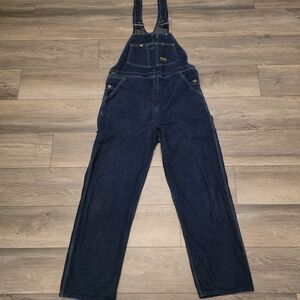 OshKosh B'Gosh Vintage Men's Jean Overalls Vestbak Size 36X32 USA Vintage